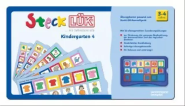 SteckLÜK - Übungsblock ''Kindergarten 4'', 3-4 Jahre, geheftet