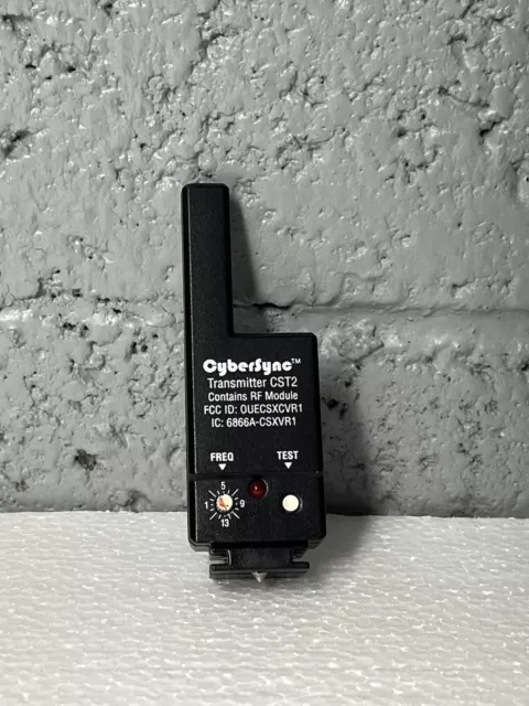 Paul C. Buff CyberSync CST2 Trigger Transmitter 2 #G222 Great Condition