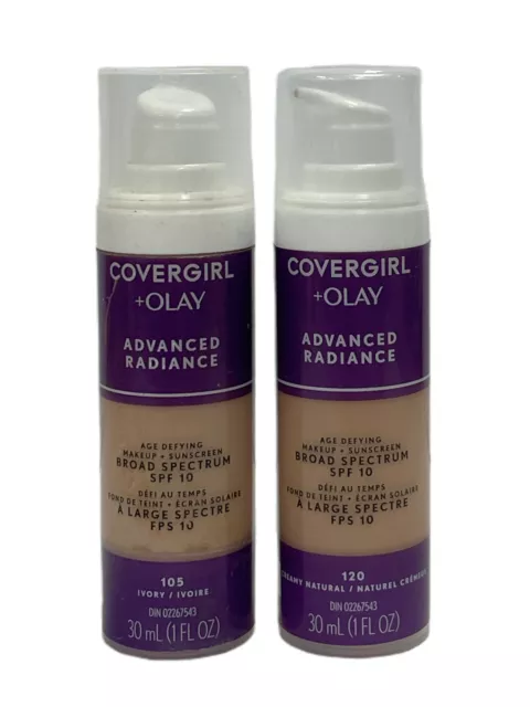 Covergirl+Olay Advanced Radiance SPF10(30ml/1fl)You Pick New As Seen In Picture