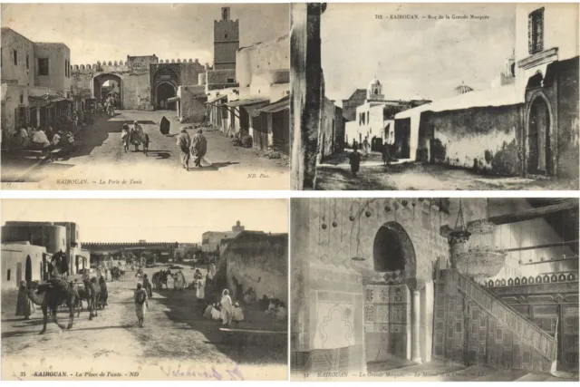 KAIROUAN TUNISIA, 200 Vintage Postcards Pre-1940 (L7049)