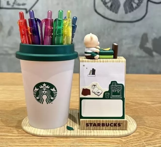 Starbucks 2023 China Back to School Pen Container Bear Display Toy