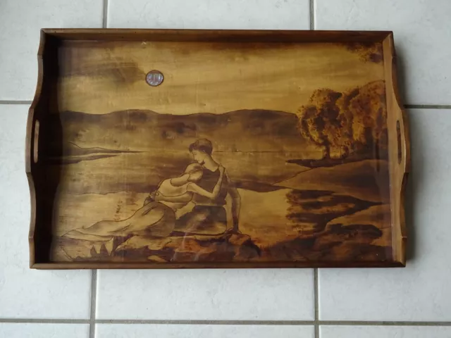 Décor Chat En Bois Pour étagère - Couple De Chats Amoureux - Décoration Bureau Ou Chambre - 10x8 Cm