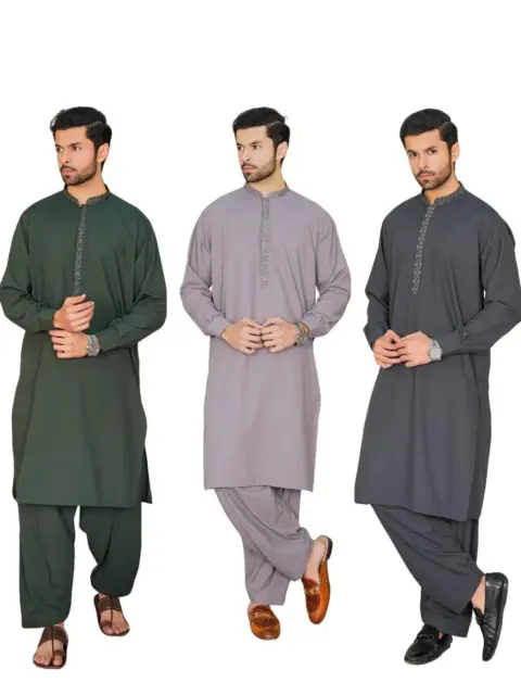 Mens Pakistani Shalwar Kameez Al Qaisar Premium Quailty Fabric