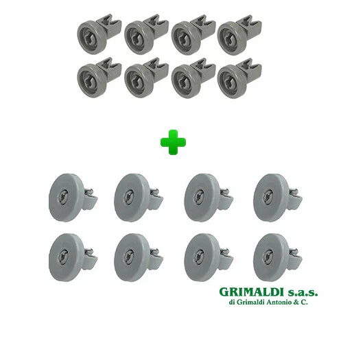 KIT DA 16 Ruote Cestello Superiore E Inferiore Per Lavastoviglie - Foto 2