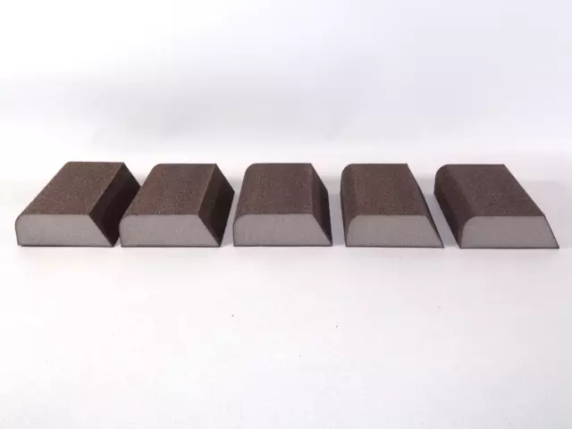 Uneeda P-103327 Uneesponge 1" Combi-Block A/O Grit 100 Sanding Sponges (Qty 5)