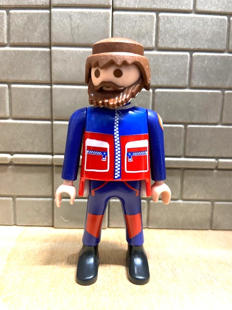 PLAYMOBIL Personnage Motard Pilote MotoCross Aventurier 9 - pour CUSTOM RARE