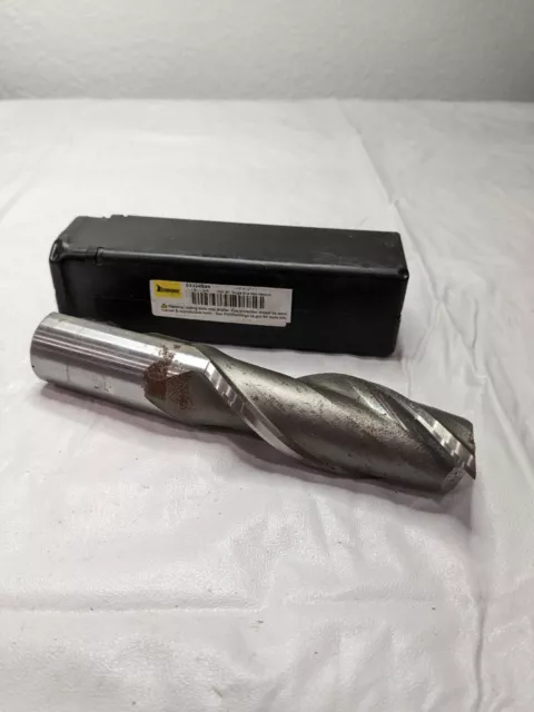 Interstate Square End Mill: 1-1/8″ Dia, 3″ LOC, 2 FL, High Speed Steel 63324594