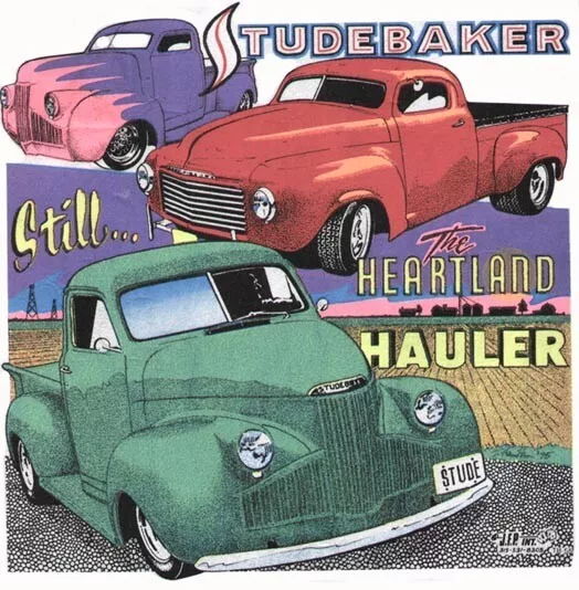 Studebaker Pickups T-shirt Size XL