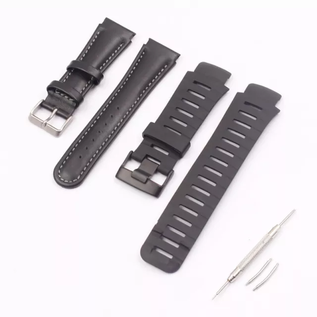 Silicone / Leather Watch Band Strap Wrist Bands For Suunto X-Lander