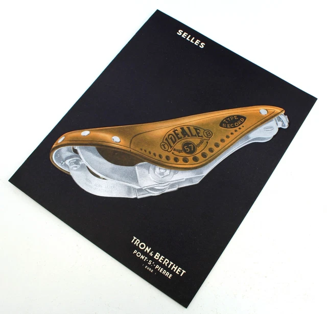 Ancien catalogue selle velo IDEALE 1930's CYCLOTOURISME