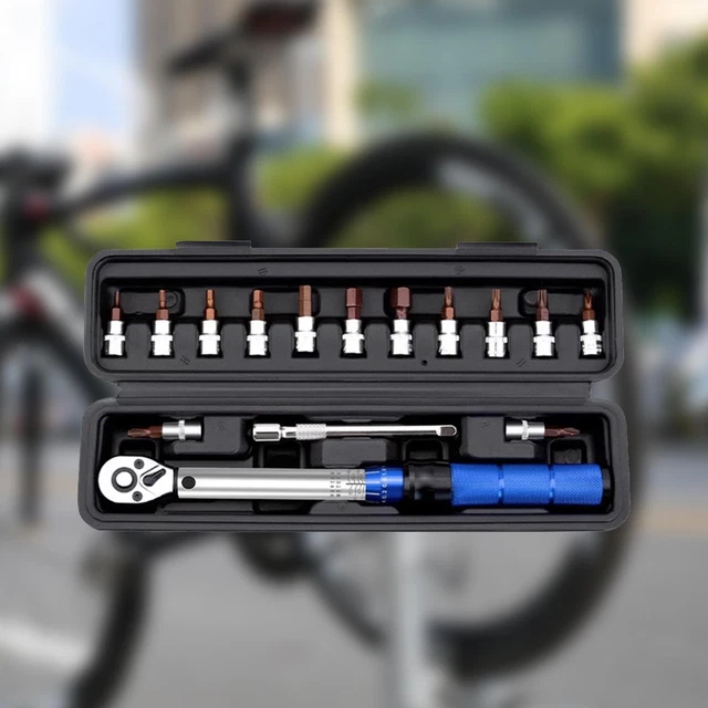 Jeu De Clés à Rayons Pour Moto - Clé Dynamométrique Ajustable (5.1 à 6.9 Mm) Avec étui De Transport