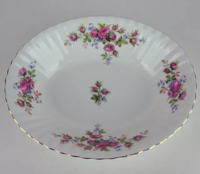 Oval Serving Bowl Royal Albert Moss Rose vintage bone china England