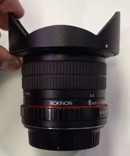 Rokinon 8mm 1:3.5 Fish-eye CS II Canon