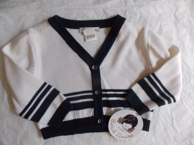 Gilet cardigan bébe unisexe fille garçon 6 mois 12 mois 18 mois neuf