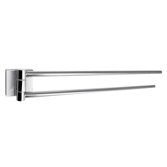 Portasalviette GEDY linea Fuji doppio braccio a snodo Cromato