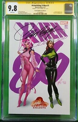 CGC 9.8 SS Astonishing X-Men #1 Variant Cover D signed by J. Scott Campbell