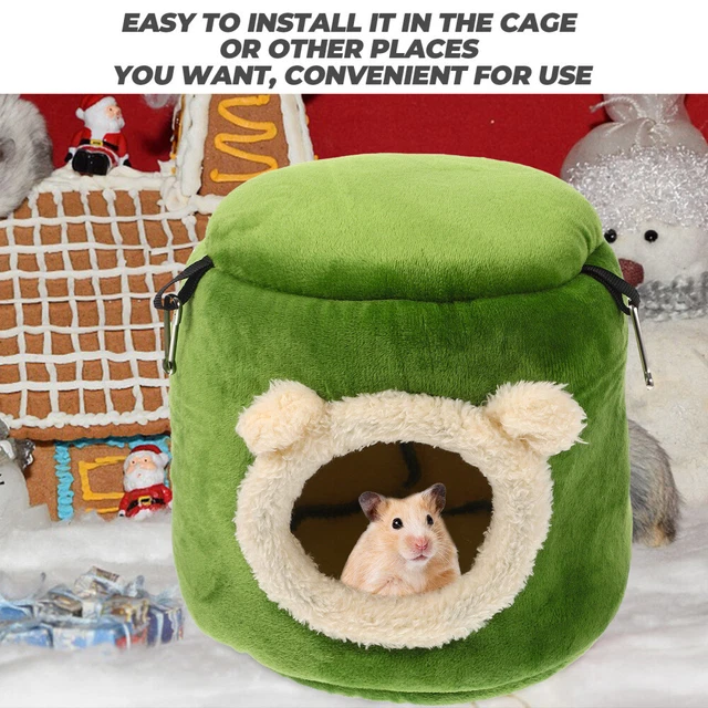 Schwamm Hamster Baumwollnest Kleines Haustierhaus Gemütliches Hamsterhaus 2