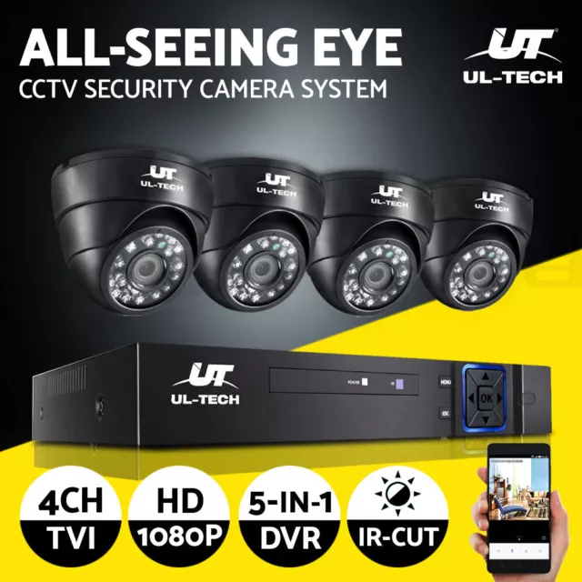 UL-tech CCTV Security Camera Home System DVR 1080P IP Long Range Cameras