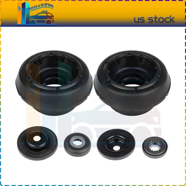 Front Pair Shock and Strut Mount For Volkswagen Cabrio Corrado Golf Jetta Passat