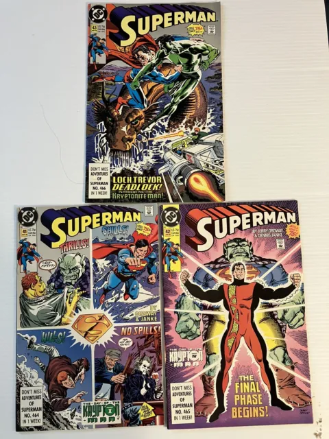 Superman (2nd Series) #41-43 set VF/NM; DC | we combine shipping