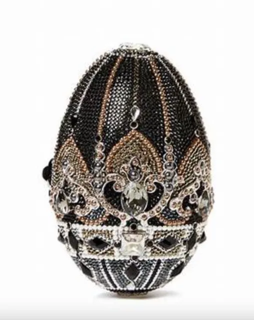 Judith Leiber Swarovski Crystal Tzarina Faberge Egg Museum Clutch