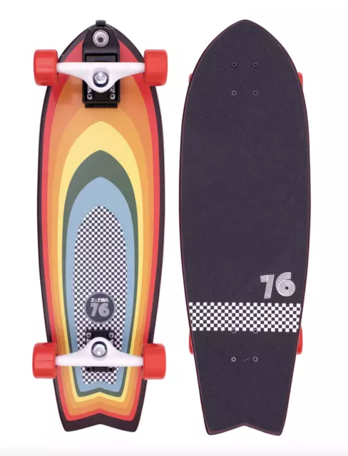 Z-FLEX COMPLETE SKATEBOARD Surf-a-gogo Surfskate Fish ZFLEX Z FLEX surf skate su