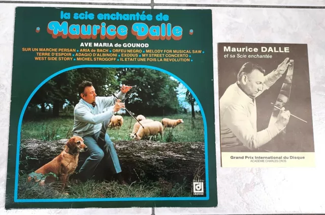 LA SCIE ENCHANTÉE MAURICE DALLE -LP Vol. 2 AVE MARIA-EXODUS…DÉDICACÉ + PROGRAMME 2