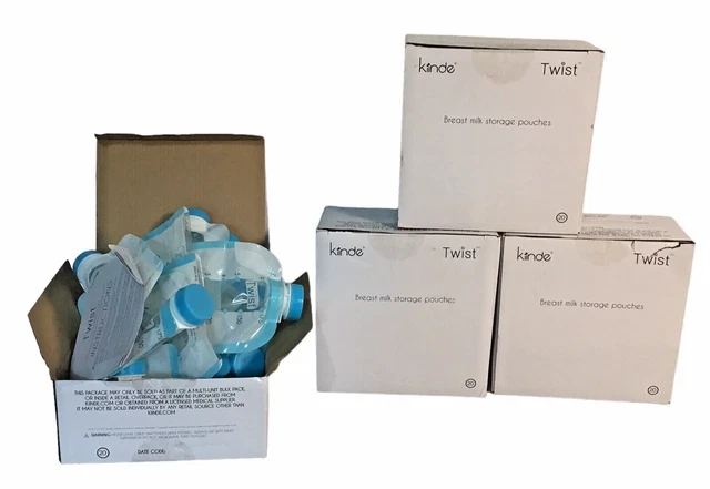Kiinde Twist Breast Milk Storage Pouches 78 Count New Open Box