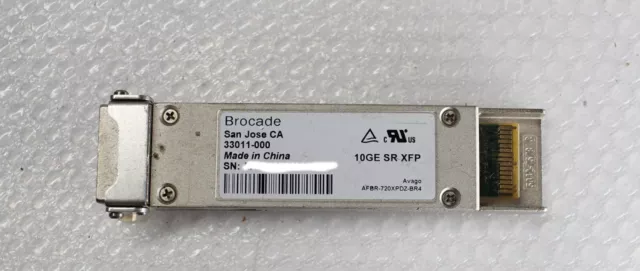 Brocade 33011-000 10GE SR XFP QSFP Optical Tranciever