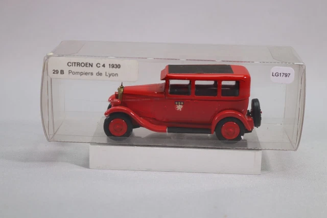 Dubray 29D 1/43 – Citroën C4 1930 Sapeurs-Pompiers De Lyon – Occasion Comme Neuve