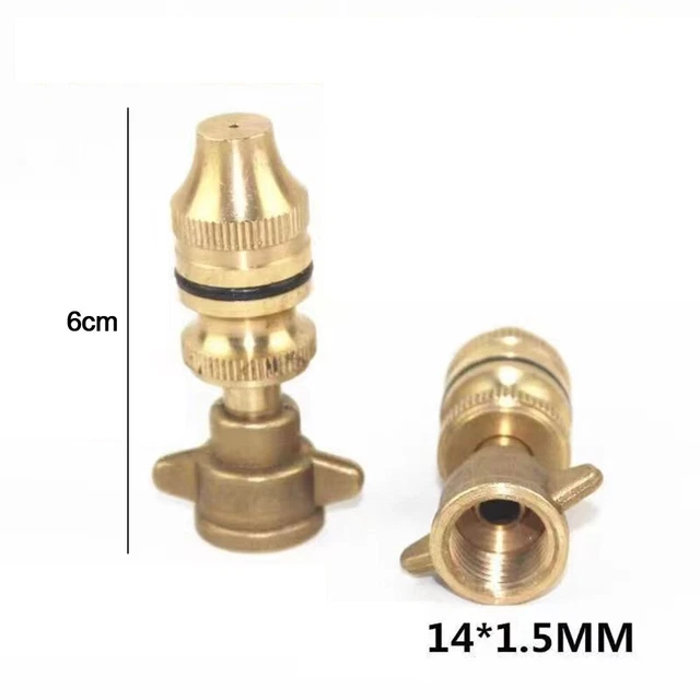 Buse De Brumisation En Laiton - Filetage Mâle 4,5 Mm - Orifice 0,4 Mm - Pour Système Brumisation Paysage
