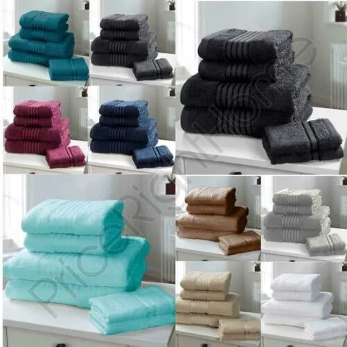Windsor 6-PC Ballen Badezimmer Handtuch Set 100% Baumwolle