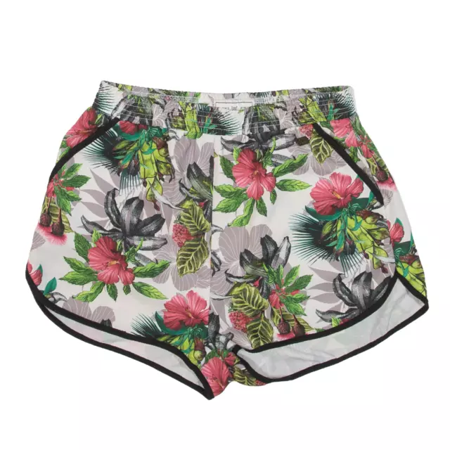 Pantaloncini sportivi Diesel verdi regolari floreali da donna S W24