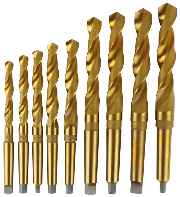 Morse Taper Shank Drill Bits MT2 & MT3 HSS 14.5 to 30mm bit Tapered set Lathe