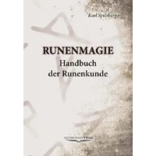 Spiesberger, Karl: Runenmagie