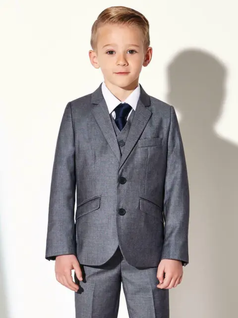 John Lewis Heirloom Collection Boys Suit Jacket Grey Fits 2 Year Old