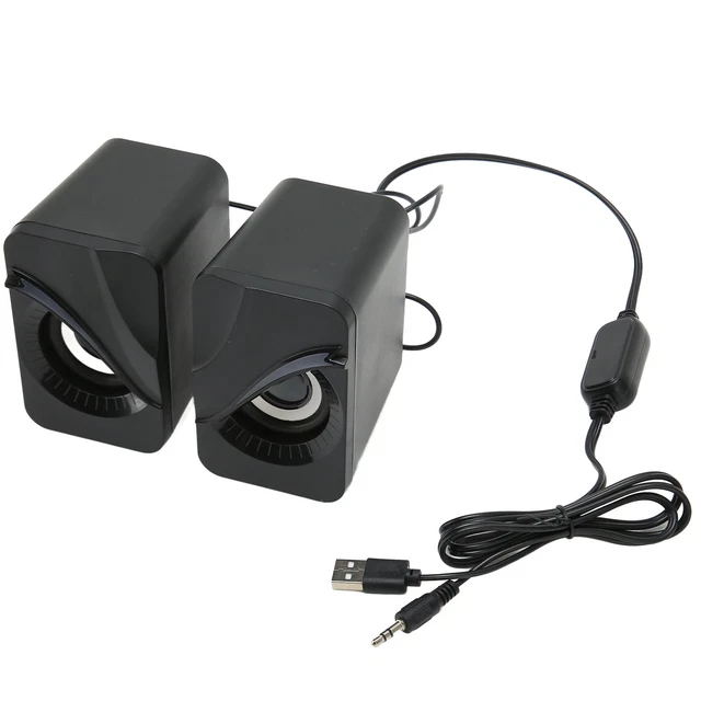 Haut-Parleur 'ordinateur Mini Haut-Parleur De Bureau Filaire Alimenté