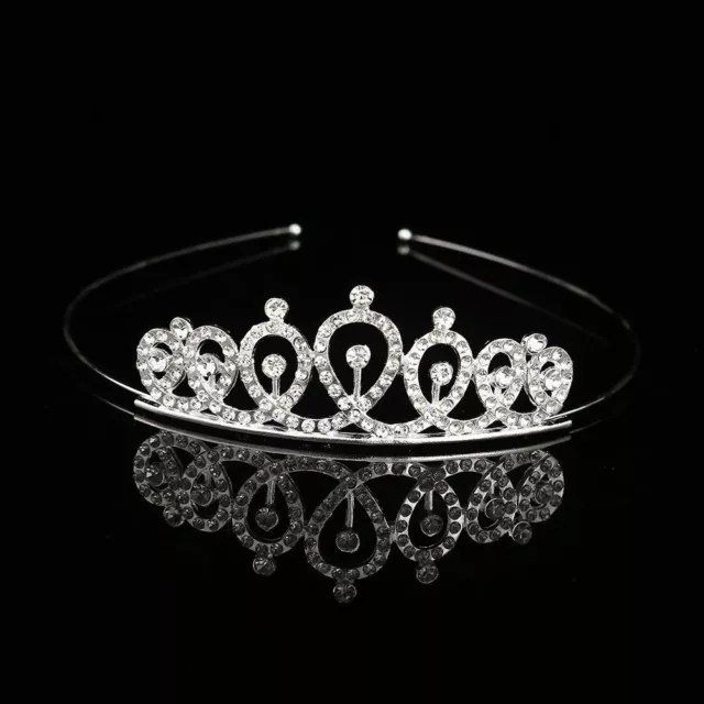 ROYAL QUEEN PRINCESS Crown Rhinestone Headband Crystal Wedding Tiaras ...