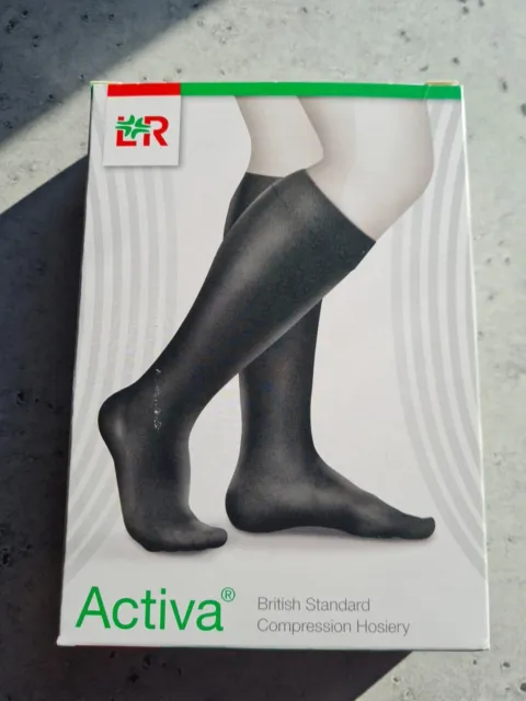 FITLEGS GRIP Anti-embolism Stockings DVT Flight Socks PAIR BELOW KNEE  Slimline