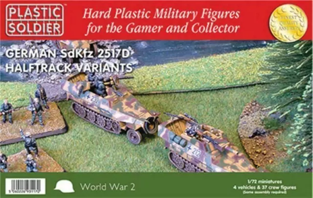 Plastic Soldier Company 1:72 WWII GERMAN SDKFZ Scale PSC WW2V20016