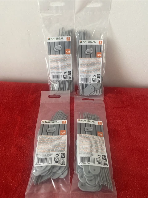 Kit Fixation Brise-Vue Maillestore - 26 Pastilles Adhésives + 4m Fil Vert