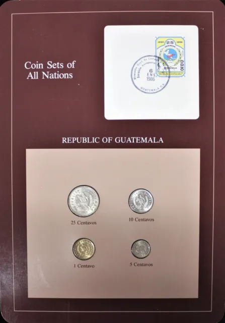 Coin Sets of All Nations (GUATEMALA)