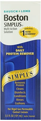 Solución multiacción Bausch & Lomb Simplus 3,5 oz para gas rígido permeable le...
