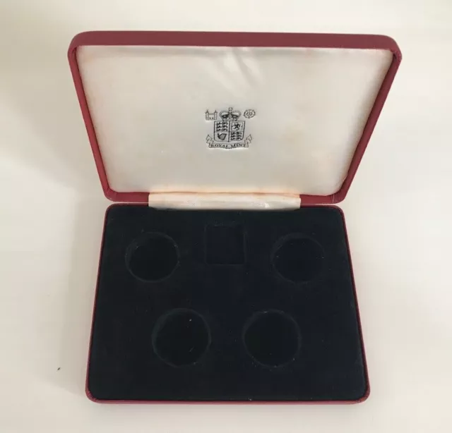 1984-1987 Royal Mint de Plata Prueba Una 0.5kg Juego Caja Certificado N Monedas