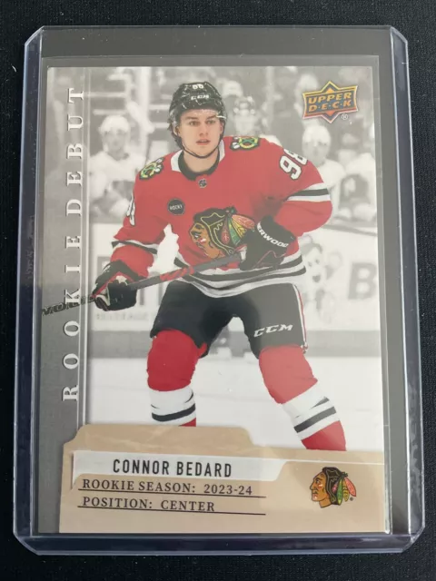 Connor Bedard 2023-24 Upper Deck Rookie Debut RC Card #1   *Quantity Available*