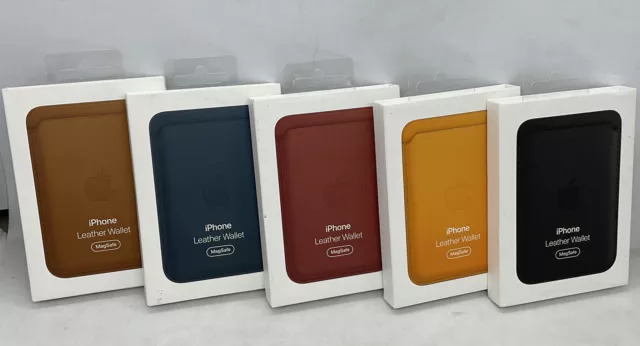 Genuine Apple Magsafe Leather Wallet Attachment 1St Gen All Colours New Official