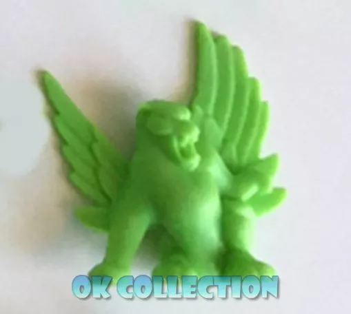 MONSTER IN MY POCKET : Winged Panther Pantera Ala n.40 neon green verde acceso.