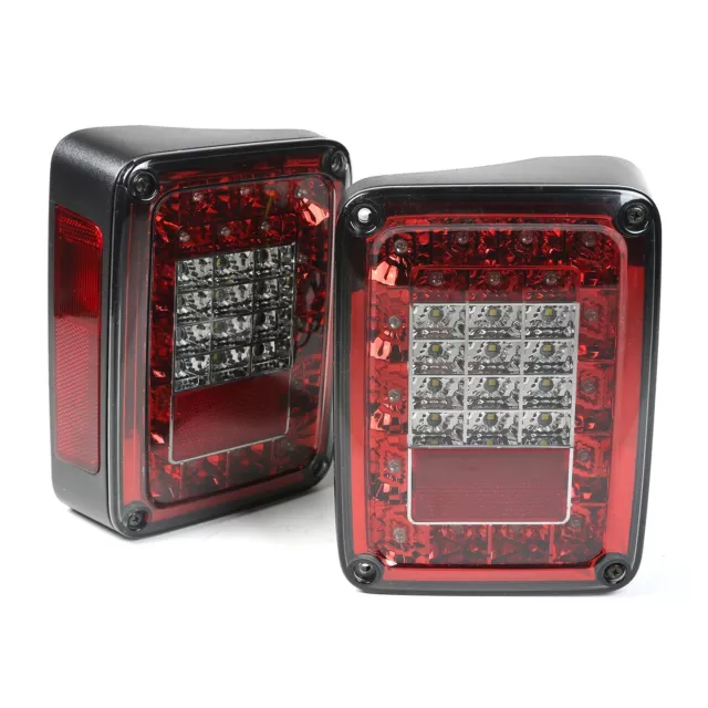 Rugged Ridge 12403.88 LED Tail Light Set Fits 07-18 Wrangler (JK)