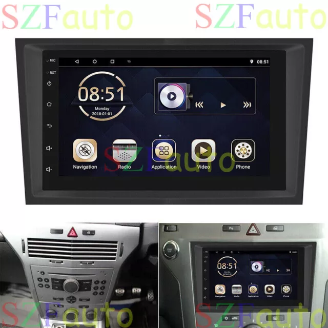 7" Car Stereo Radio Player GPS SAT NAV BT For Vauxhall Corsa C/D Antara Astra H