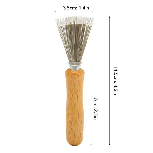 Stainless Steel Wire Hair Brush Cleaner for Pets  Combs - Dirt Removal Tool